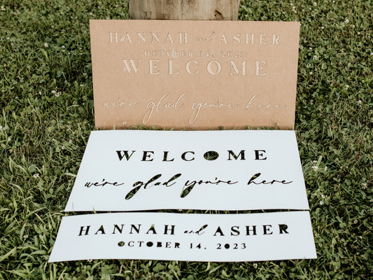 Lasercut Lettering for DIY Flower Box Sign with Stencil