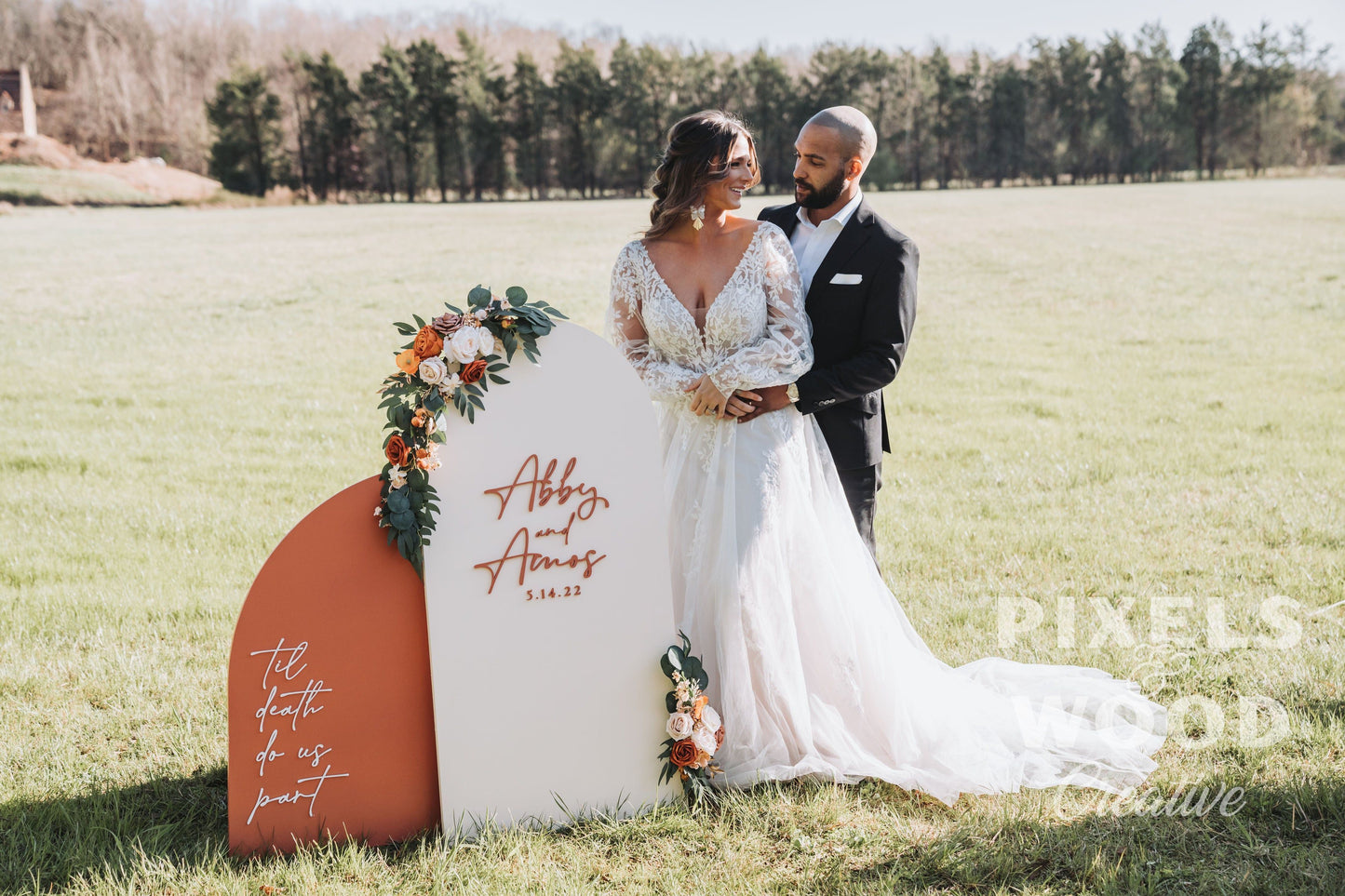 3D Large Arch Set Wedding and Event Signage